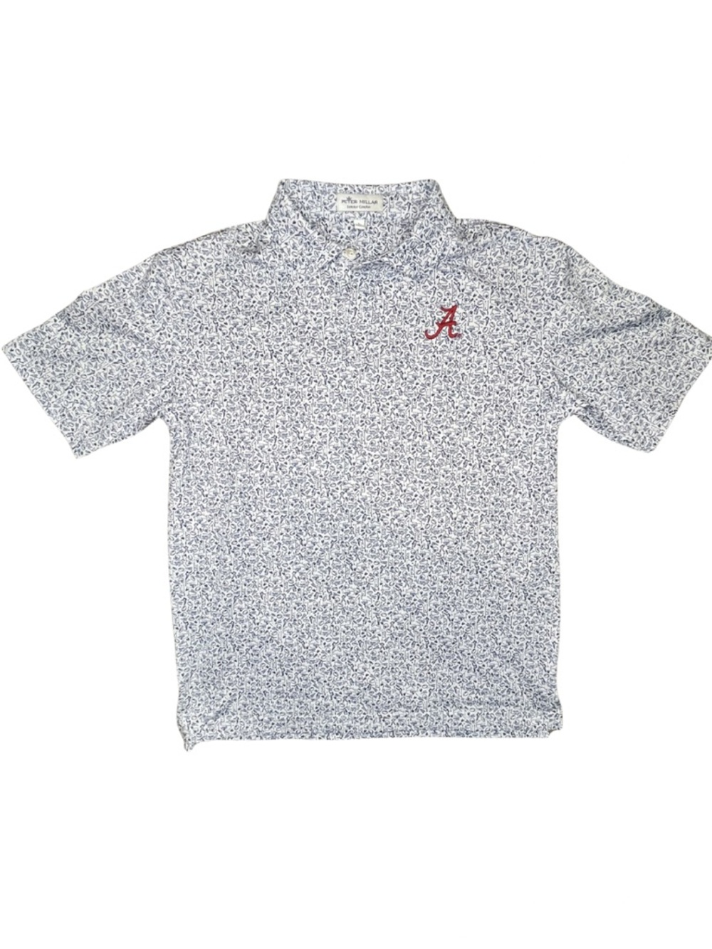 Peter Millar Summer Comfort Alabama Crimson Tide Polo Shirt size 11-12
